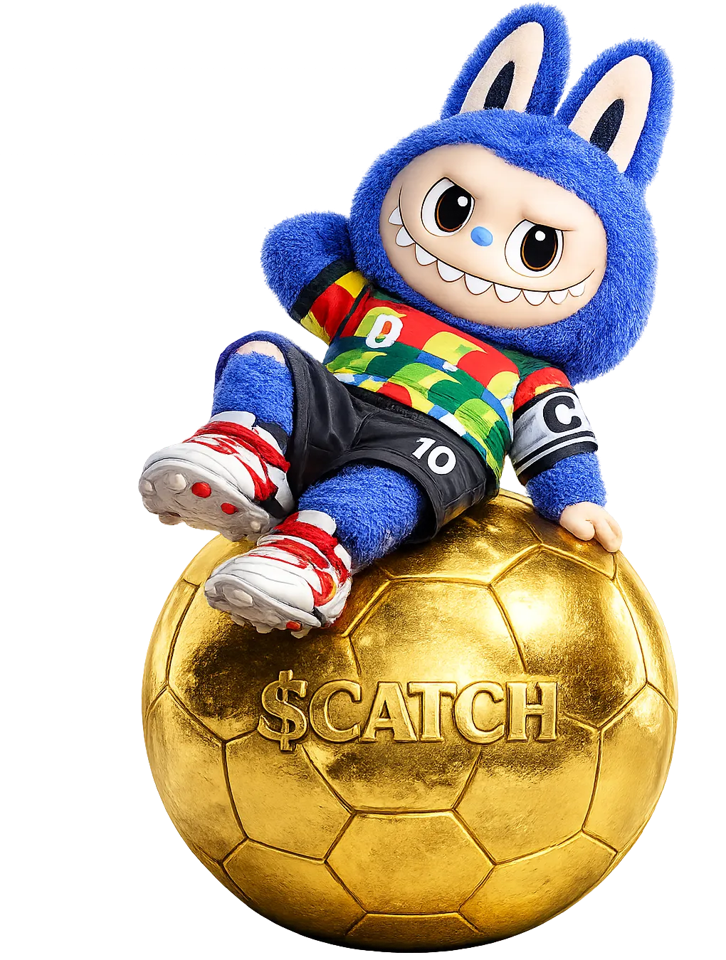 Mascot on Golden Ball